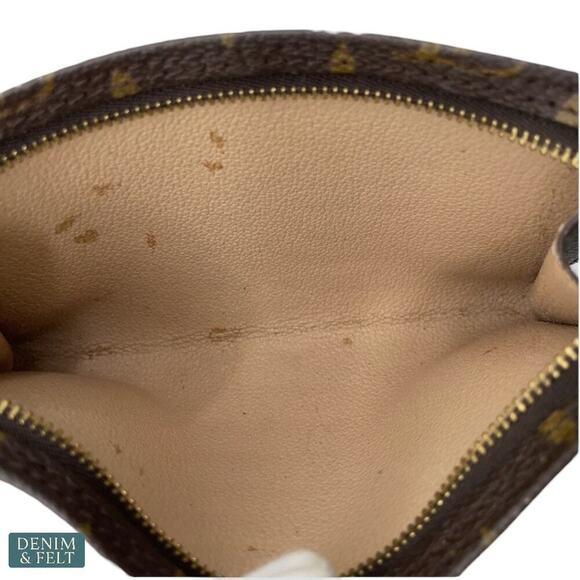 Louis Vuitton Bucket PM Monogram Canvas Pouch w/Tassel Charm Accessory SR1927 - Picture 13 of 15